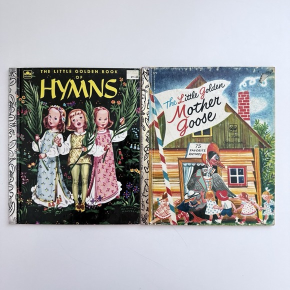 Vintage Little Golden Books Random Mixed Lot Of 20 Various Conditions - Picture 5 of 9